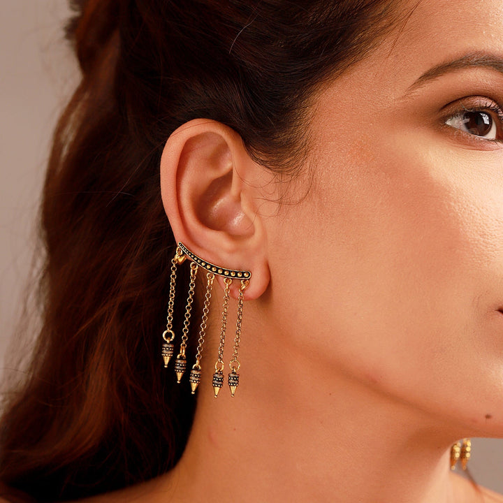 Fringes Slay In Fringe Earrings | SHOBITAM