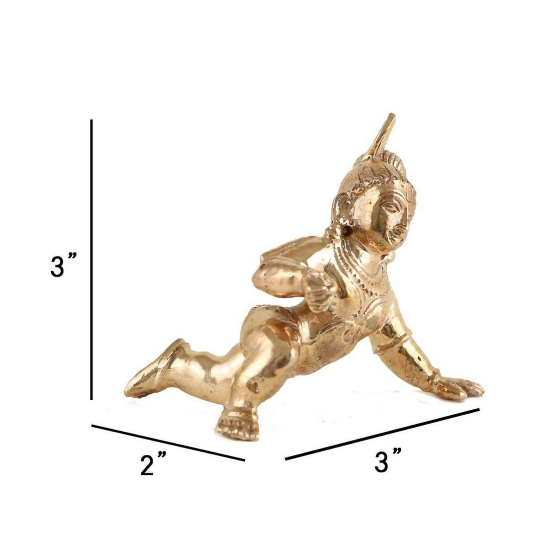 PANCHALOHA BABY KRISHNA IDOL-SHOBITAM