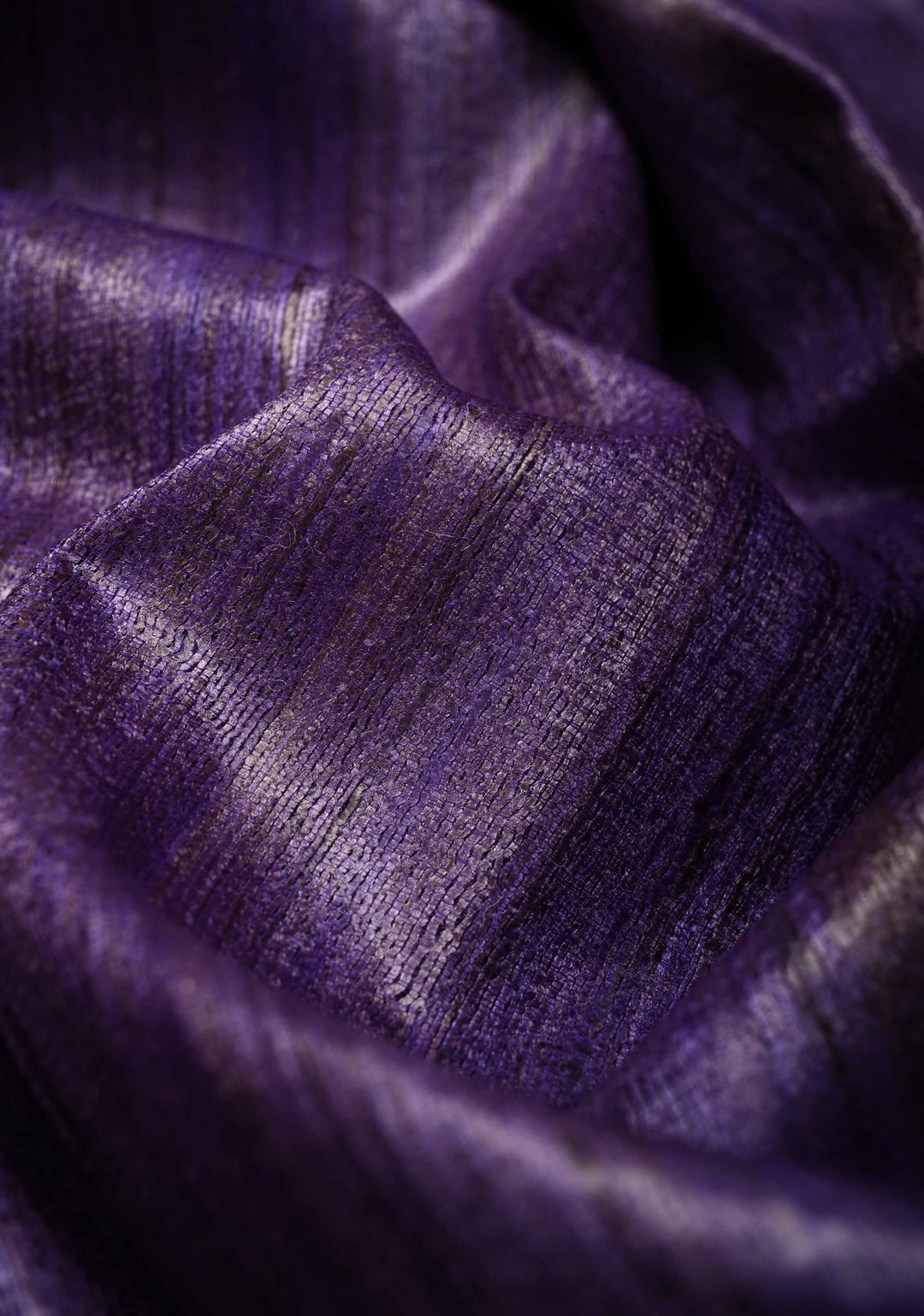 Brick Red Madhubani Hand Painted on Geecha Tussar Silk Saree With Contrast Muted Zari Border | SILK MARK CERTIFIED