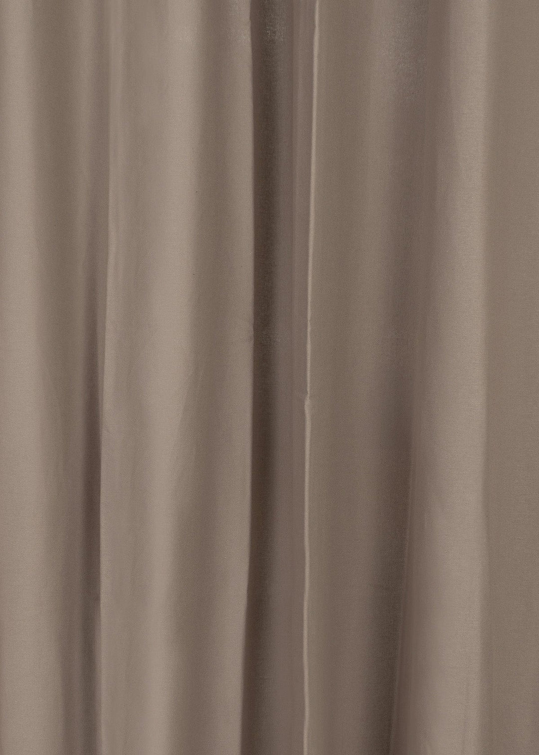 Solid Walnut Grey 100% cotton plain curtain for bedroom - Room darkening - Single Piece | SHOBITAM