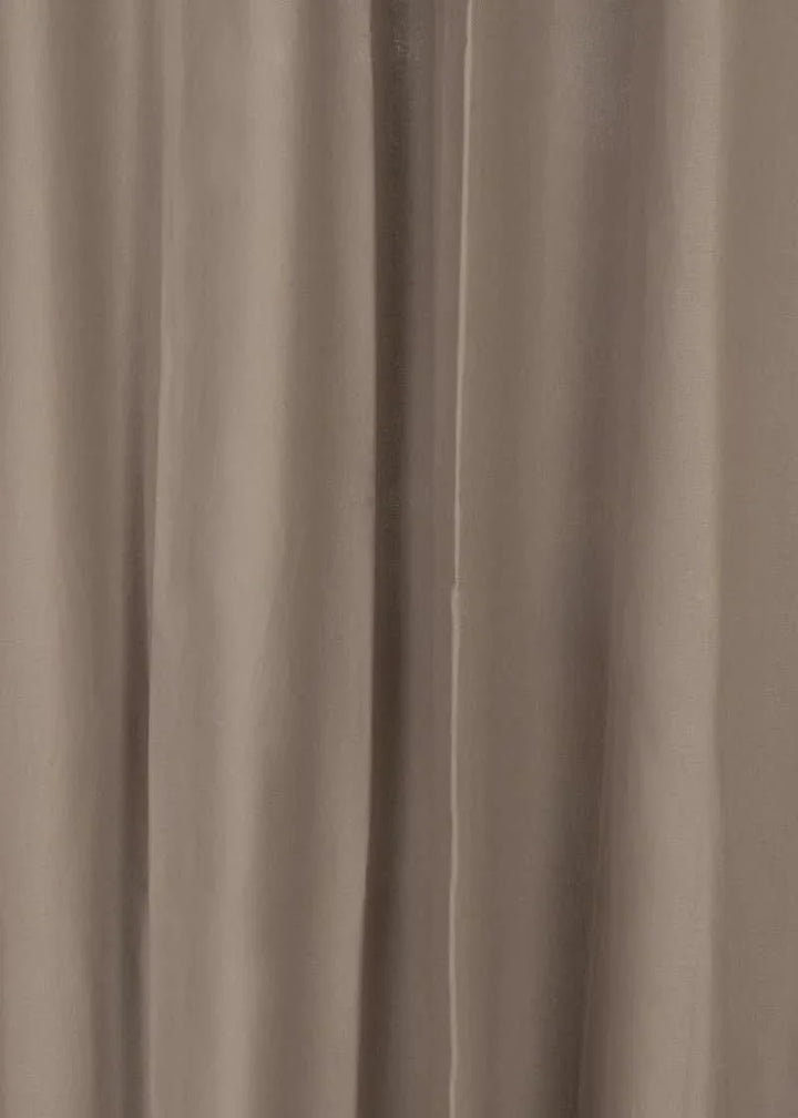 Cinder 100% cotton plain curtain in Woody Gray - Customizable for size, lining and headers