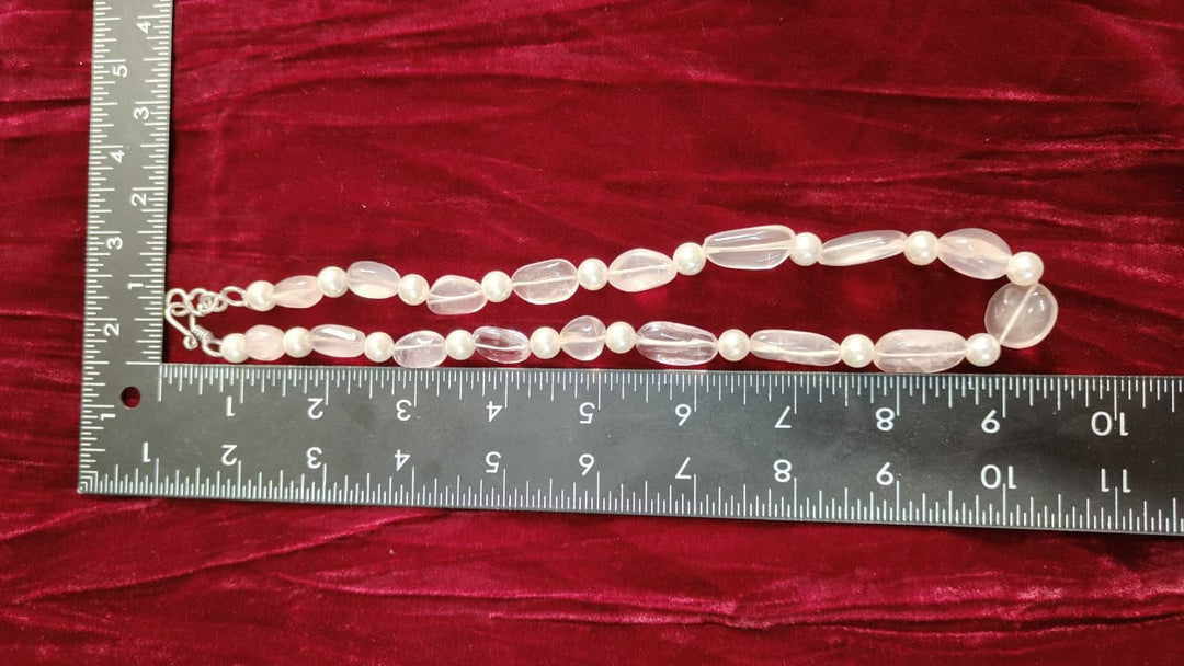Clearwater Druzzy & Pearl Quartz Necklace