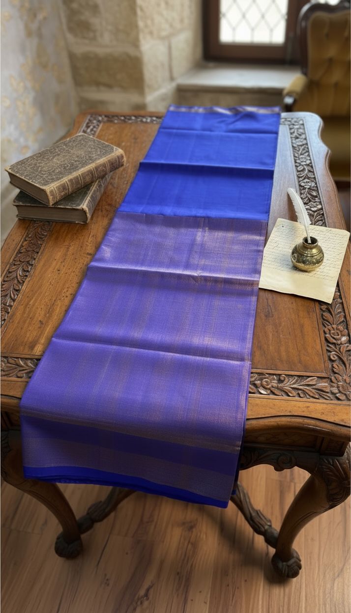 Blue Lagoon- Handwoven Uppada Silk Saree | SILK MARK CERTIFIED | SHOBITAM