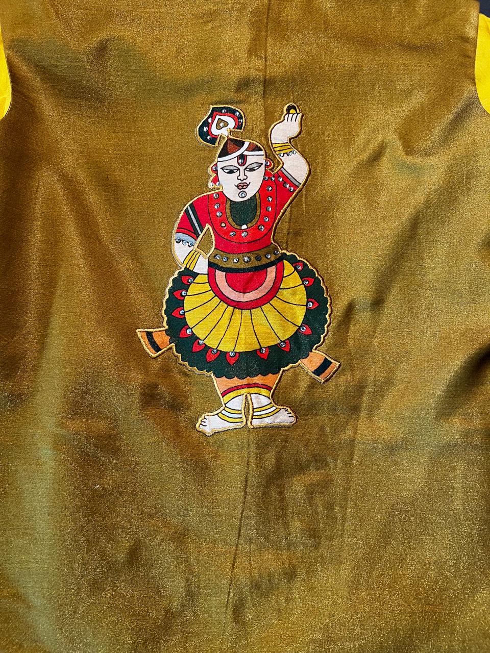 GOVARDHA OLIVE JACKET | SHOBITAM