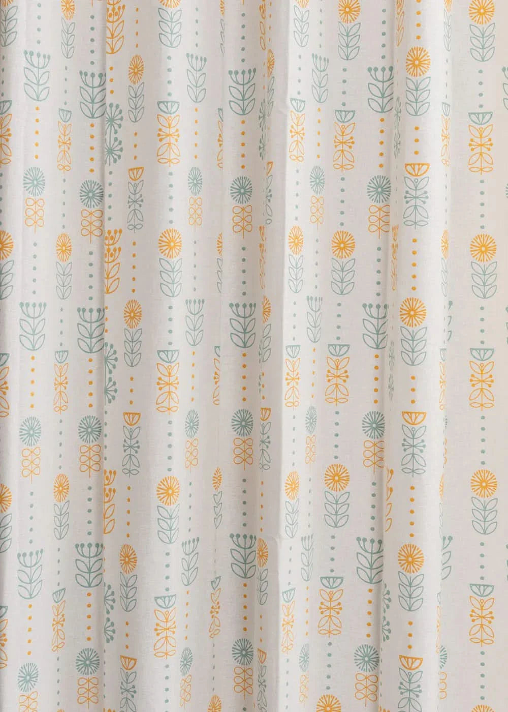 Skogen 100% cotton floral curtain, Customizable for size, lining and headers