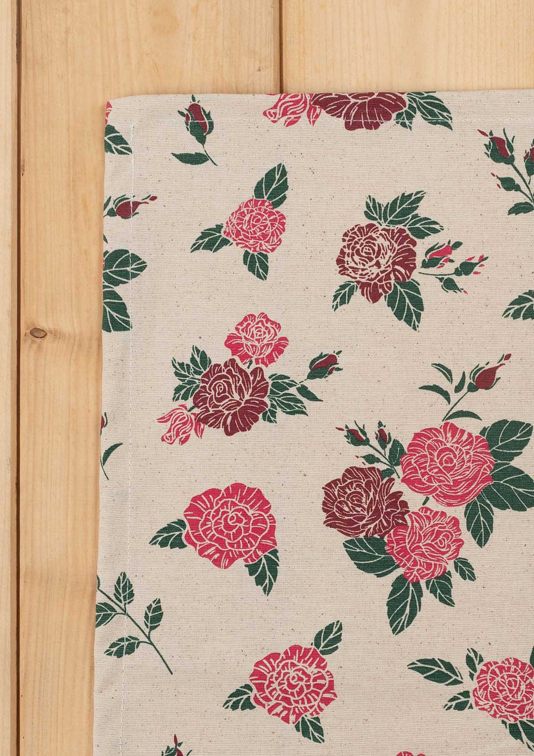 Wild Roses Spill safe water-resistant coated cotton table cloth | SHOBITAM
