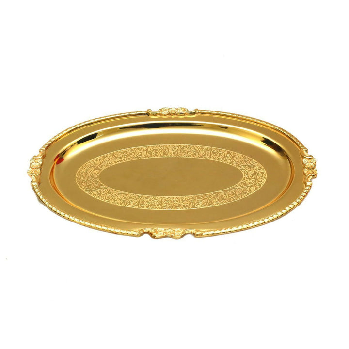 GOLD PLATED BRASS TRAY 1*10*7 | SHOBITAM