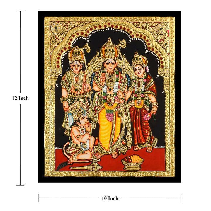 TANJORE PAINITING KODANDARAMA 12*10 | SHOBITAM