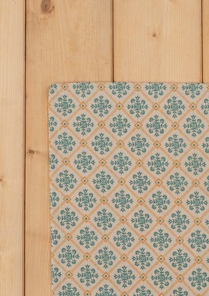 Yura Spill safe water-resistant coated cotton table cloth | SHOBITAM