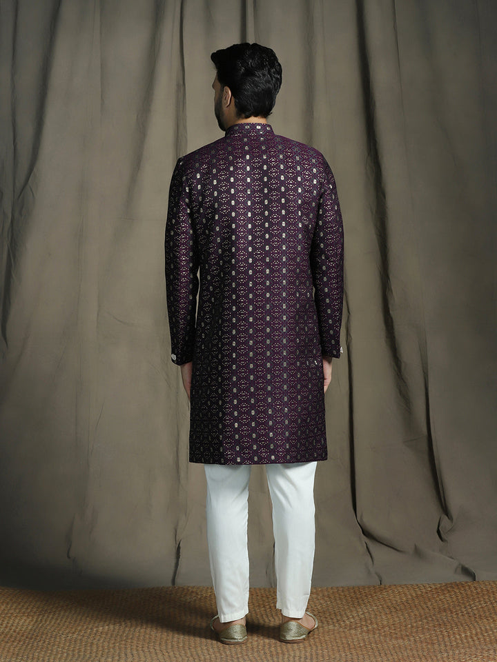 Nawab Heritage Sherwani with Pajama Set for Men | SHOBITAM
