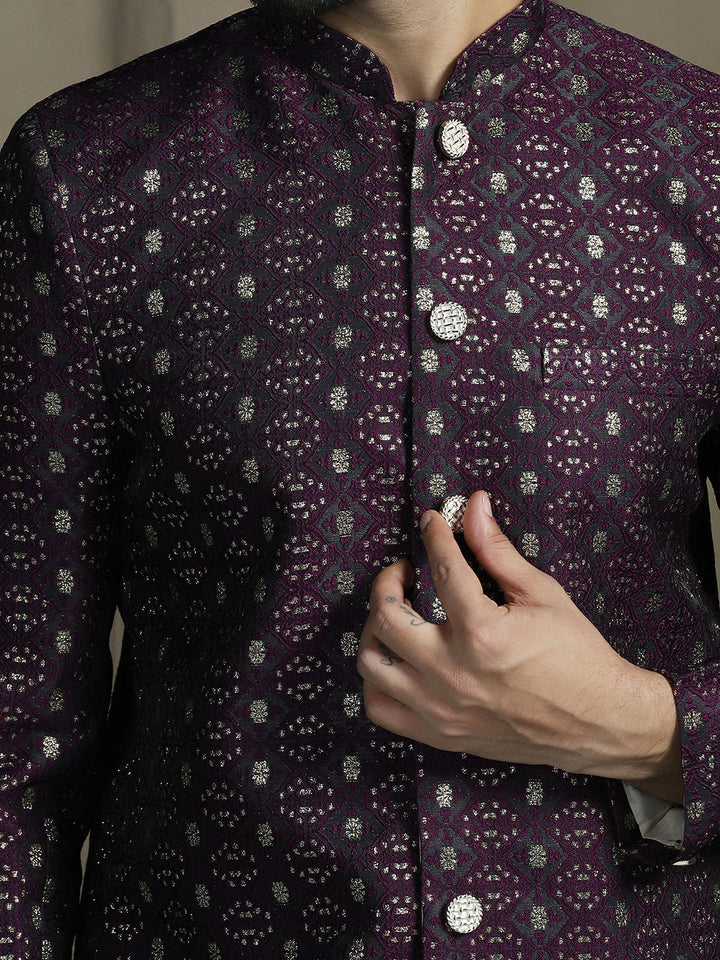 Nawab Heritage Sherwani with Pajama Set for Men | SHOBITAM