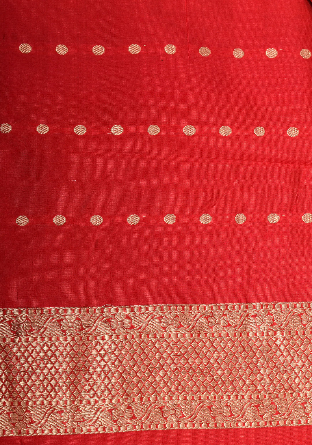 Rabbit Butta Shikaargah Banarasi  Saree in Black and Red | Silk Mark Certified