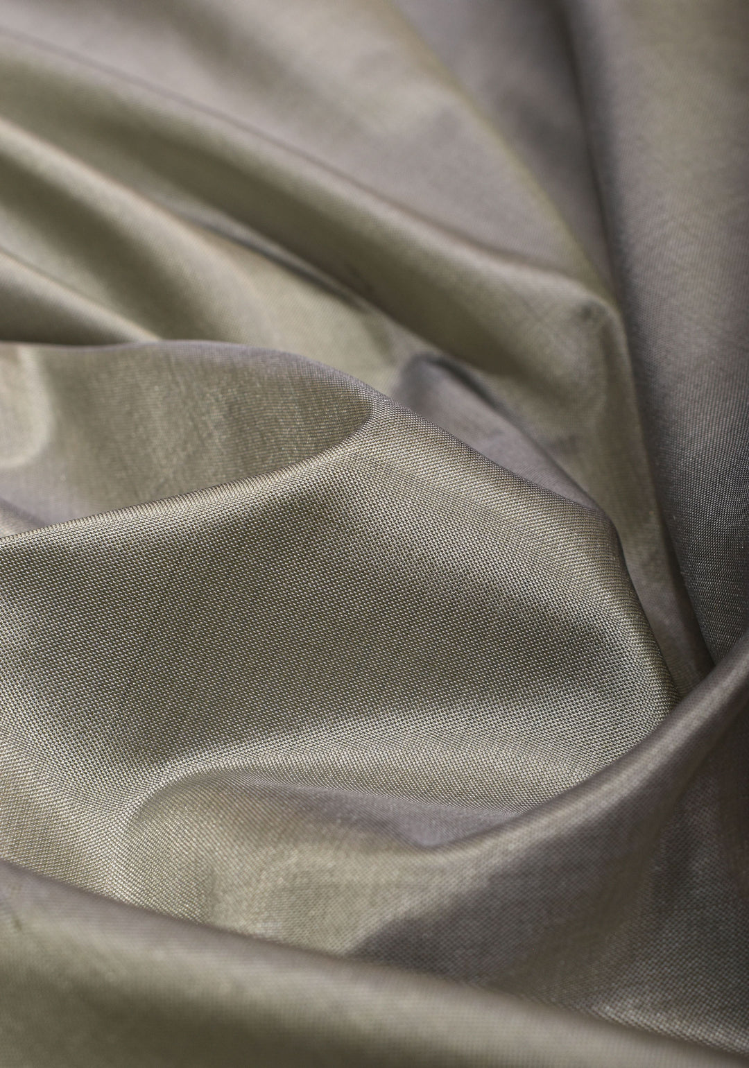 Gray Banarasi Katan Silk Saree with Meenakari Floral border and Pallu | SILK MARK CERTIFIED