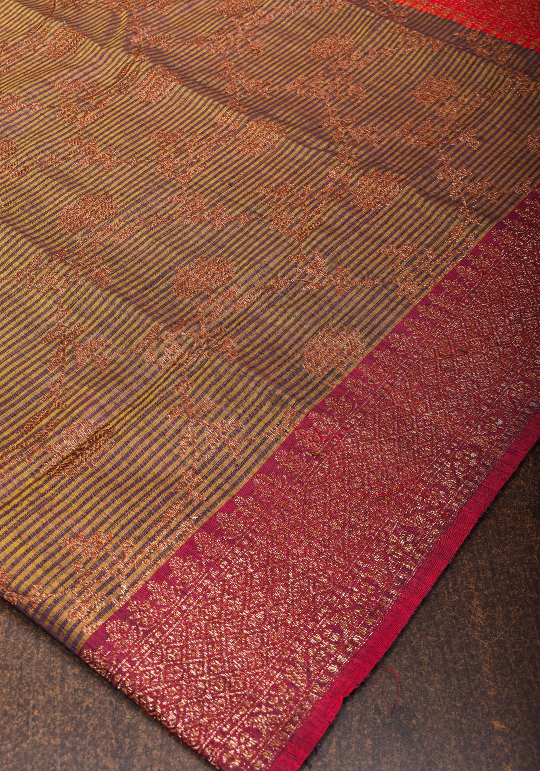 Kadhuwa Jaal Banarasi Pure Dupion Silk Saree in Methi Green |CERTIFIED SILK