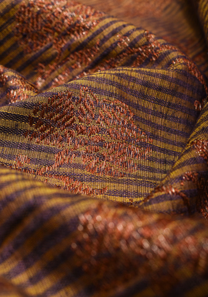 Kadhuwa Jaal Banarasi Pure Dupion Silk Saree in Methi Green |CERTIFIED SILK