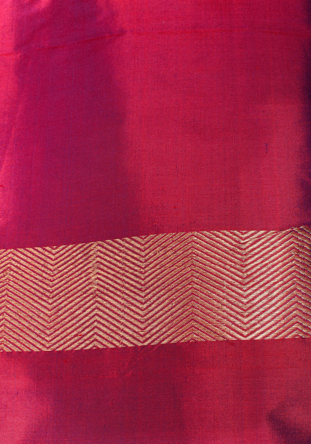Banarasi Katan Silk Saree in Blue with Alfi Buttas and Zari Stripes  | SILK MARK CERTIFIED