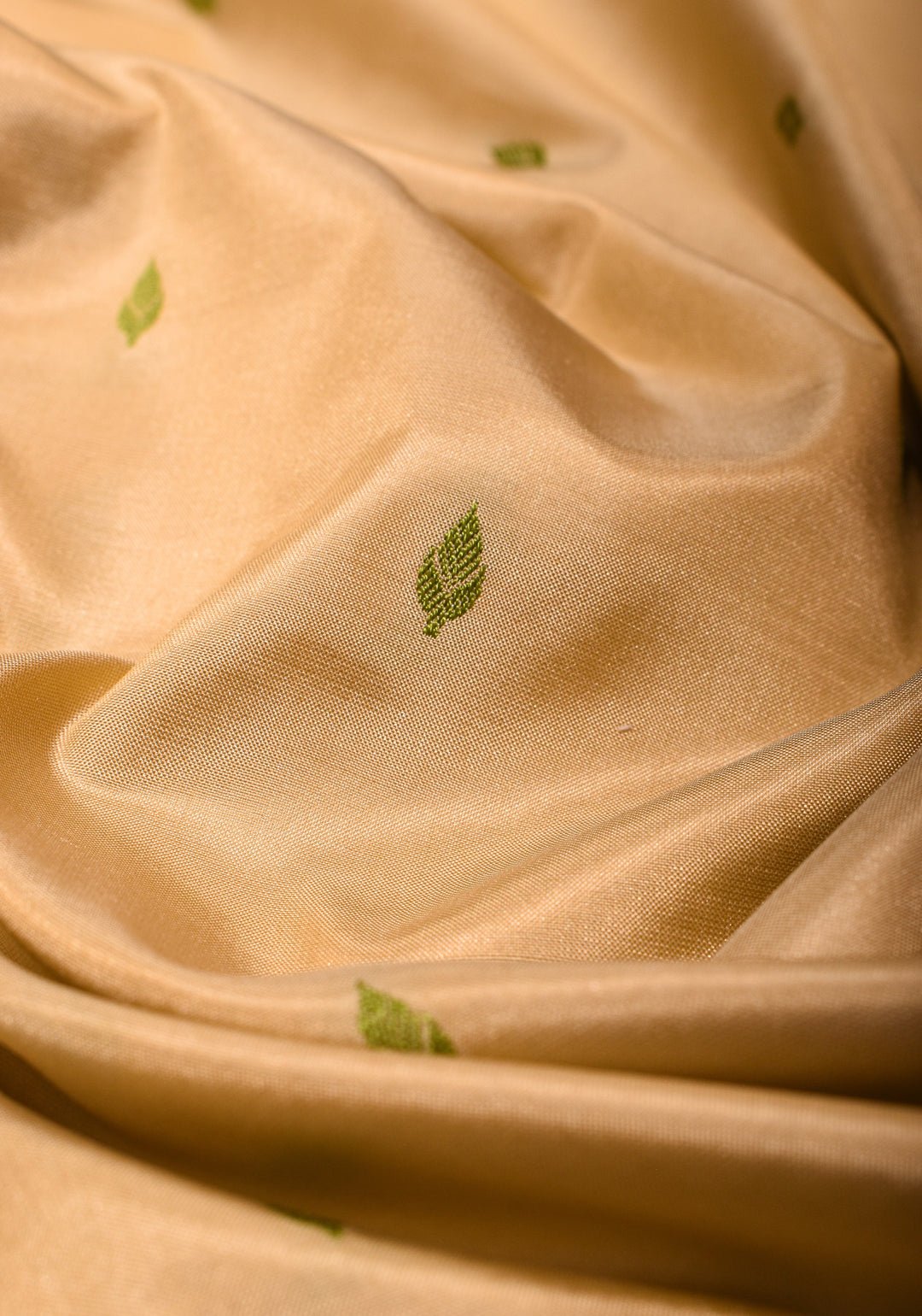 Exquisite Lightweight Banarasi Silk Saree in Beige with Dainty Buttas and Refined Contrast Resham Border| SILK MARK CERTIFIED