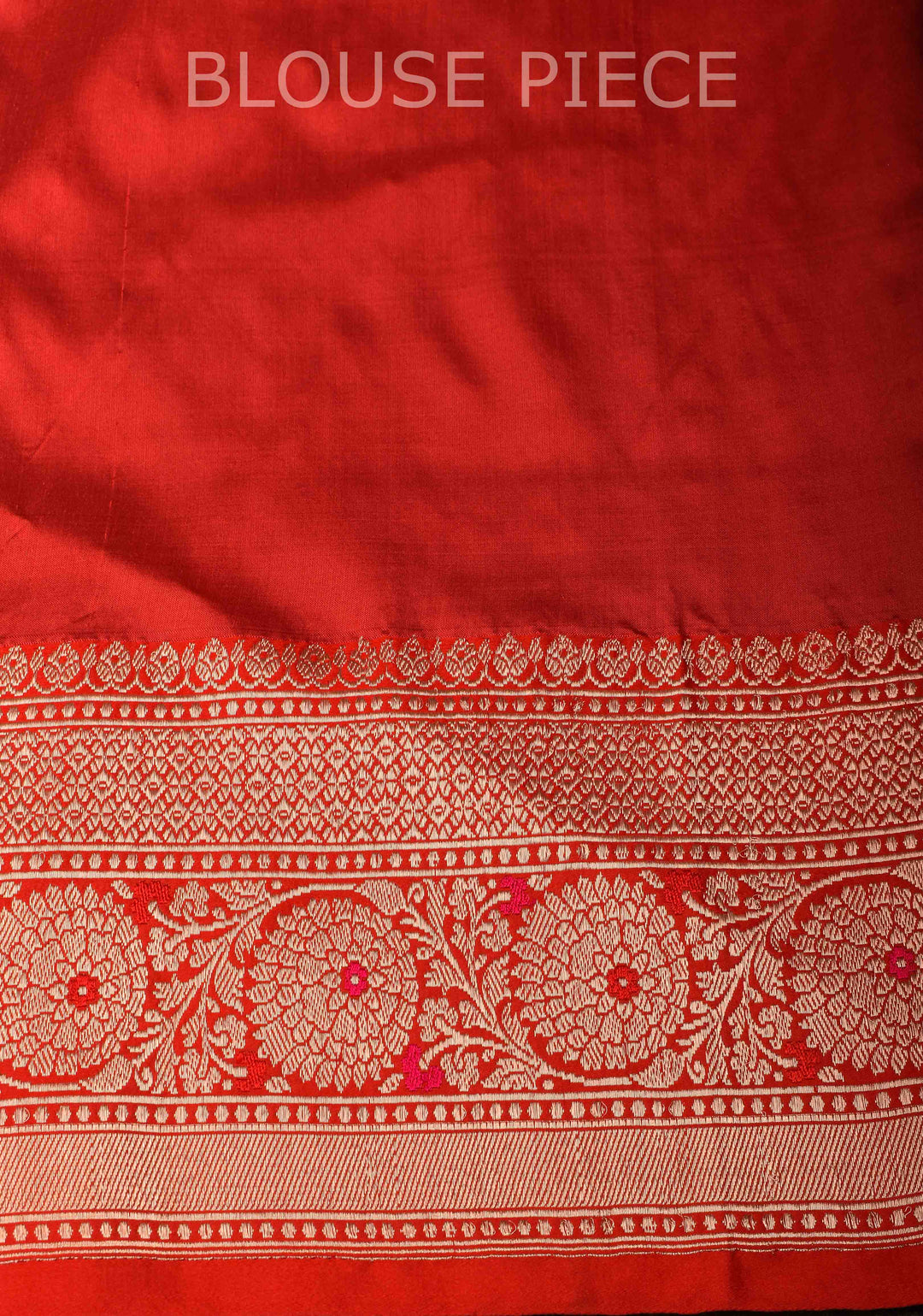 Forest Green Banarasi Katan silk saree with Floral Zari Buttas and Contrast Zari Border | SILK MARK CERTIFIED