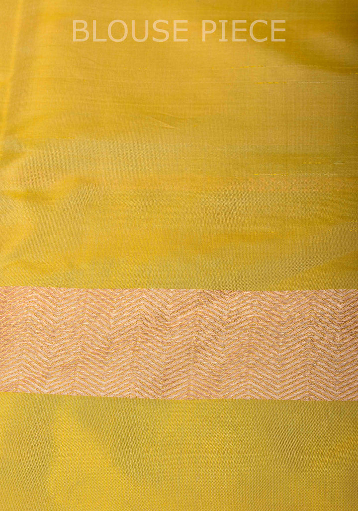 Turquoise Blue Banarasi Katan silk saree with Vertical Stripes, Alfi Floral Buttas and Contrast Border | SILK MARK CERTIFIED