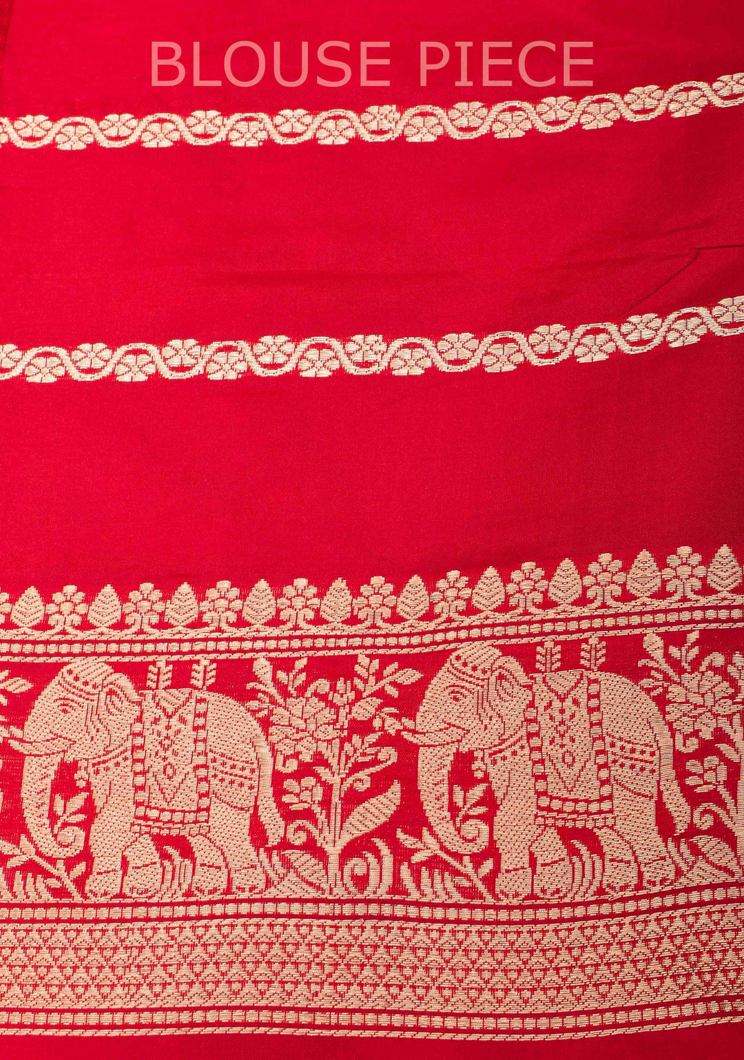 Burnt Orange dual tone Banarasi Katan silk saree with Meenakari Elephant Buttas and Zari Border | SILK MARK CERTIFIED