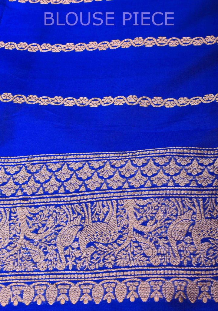 Warm Purple Dual Tone With  Peacock Meenakari Butta Katan Silk Saree with Contrast Shikaargah Border | Silk Mark Certified