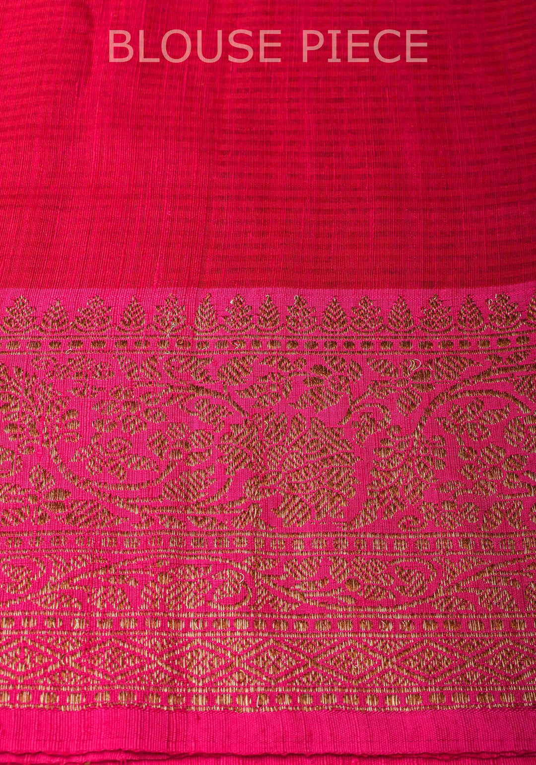 Orange Pink dual tone Dupion Banarasi Silk Saree with Antique Zari Floral Jaal | SILK MARK CERTIFIED