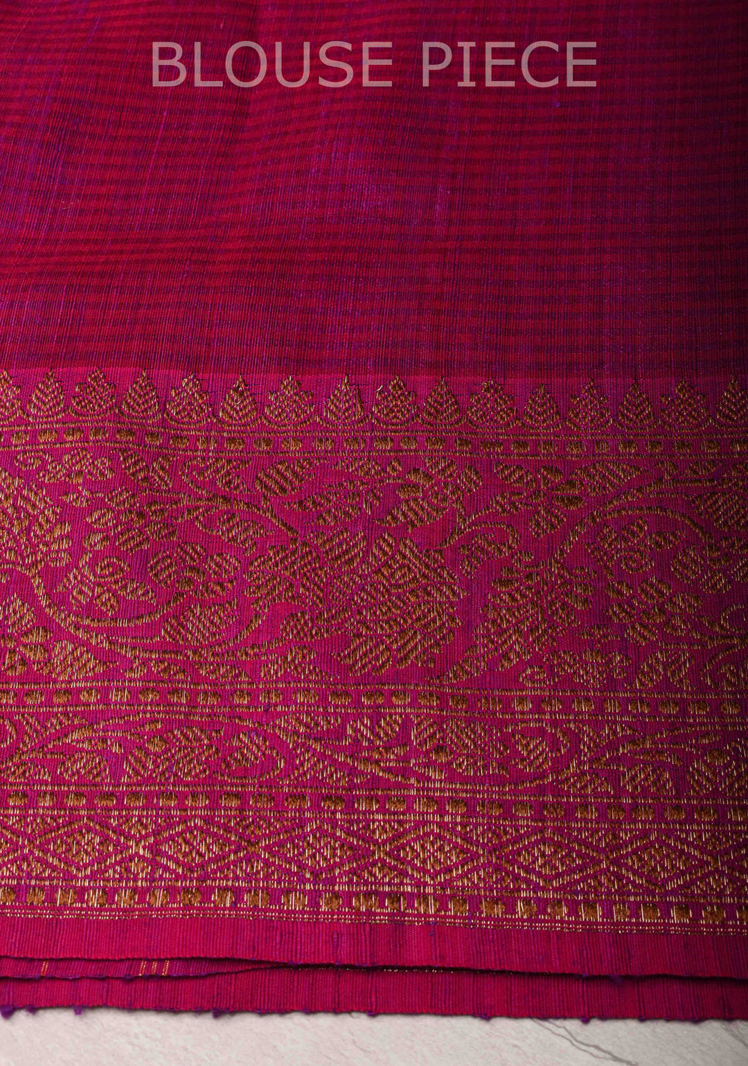 Eggplant Dupion Banarasi Pure Silk Saree with leheria Stripes pattern and Zari borders | SILK MARK CERTIFIED