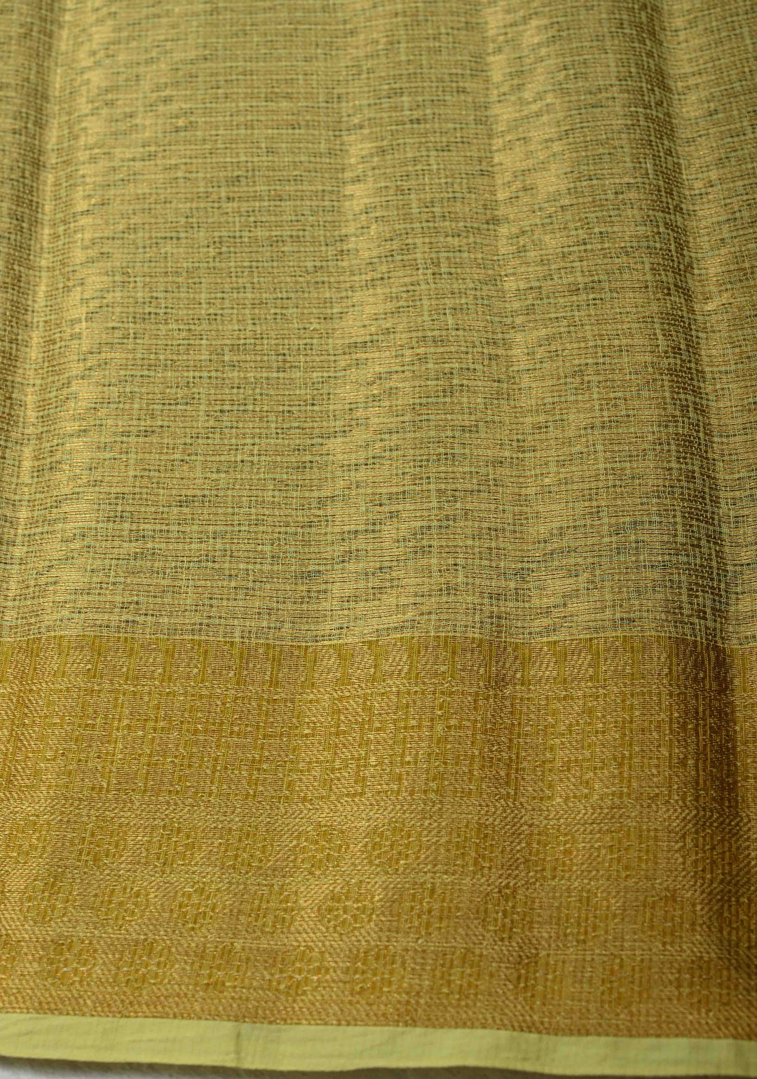 Blue Kota Doria Cotton Saree with Zari Buttas, Leheriya Design And Zari Border