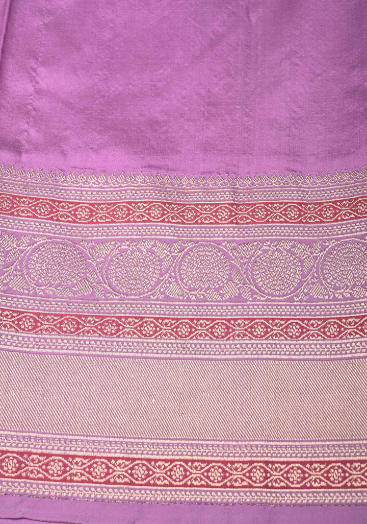 Turmeric Yellow Pure Banarasi Katan Silk Saree with Zari Buttis and Contrast Zari Border | SILK MARK CERTIFIED