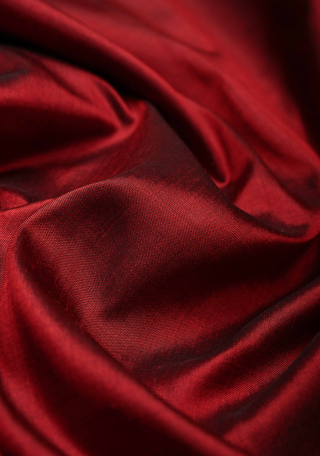 Maroon Banarasi Katan Silk Saree with Ganga Ghat Temple Zari Border | SILK MARK CERTIFIED