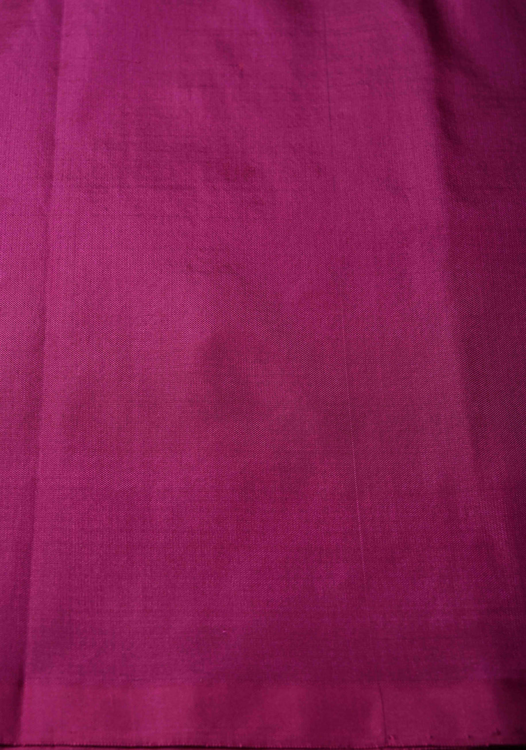 Magenta Banarasi Katan Silk Saree with Ganga Ghat Temple Zari Border | SILK MARK CERTIFIED