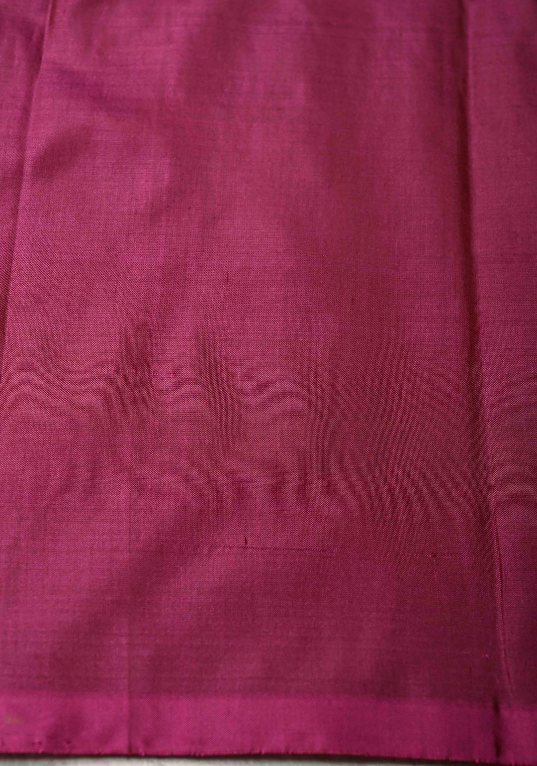 Deep Magenta Banarasi Katan Silk Saree with Ganga Ghat Temple Zari Border | SILK MARK CERTIFIED