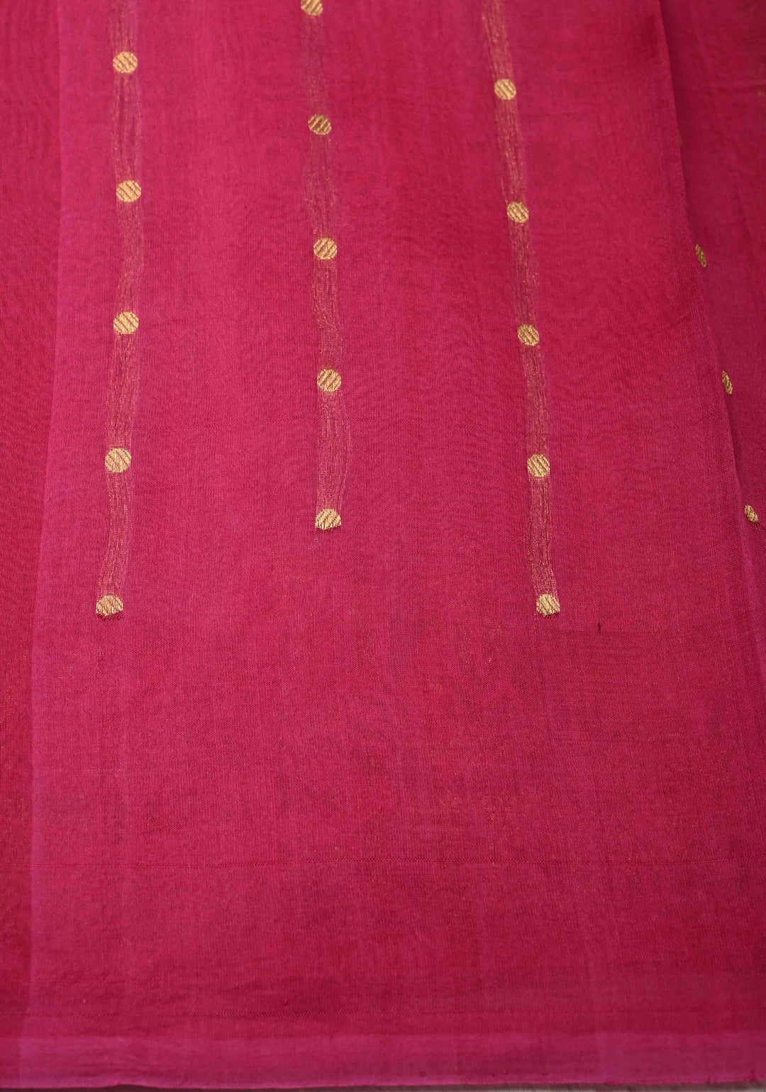 Purple-Pink Half and Half Pure Banarasi Organza Silk Saree with Zari Buttis Scallop Border | SILK MARK CERTIFIED