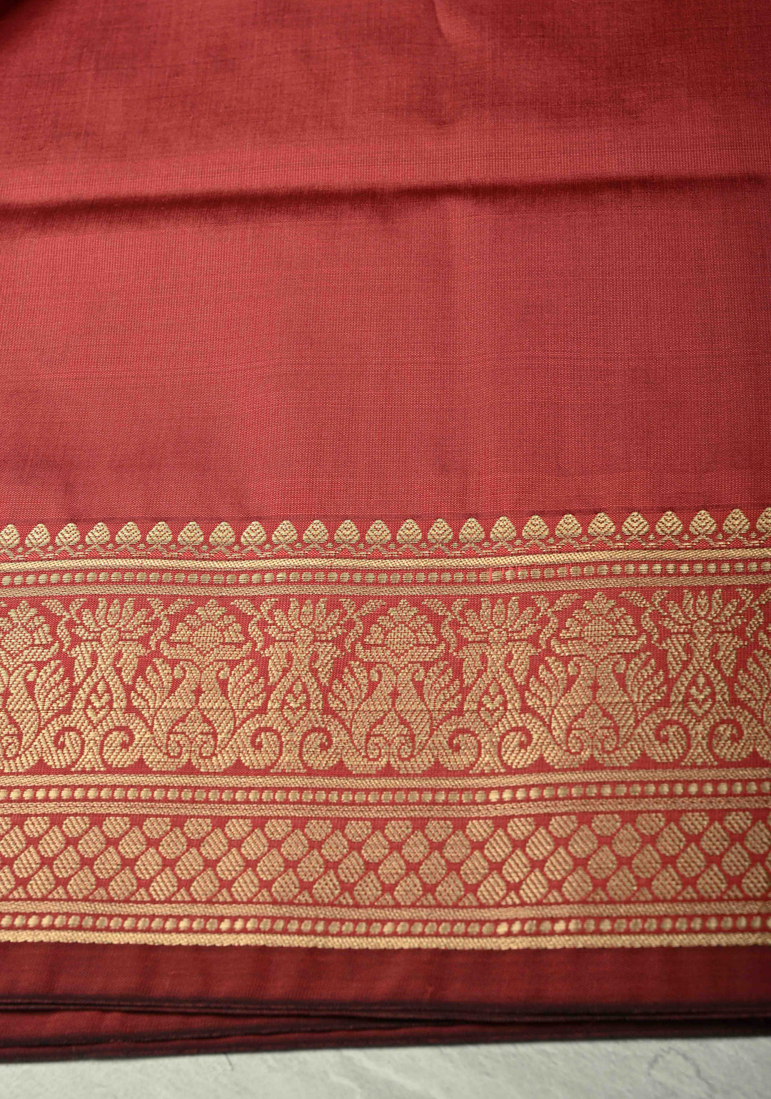 Rose Vale Semi Silk Saree with Zari Border