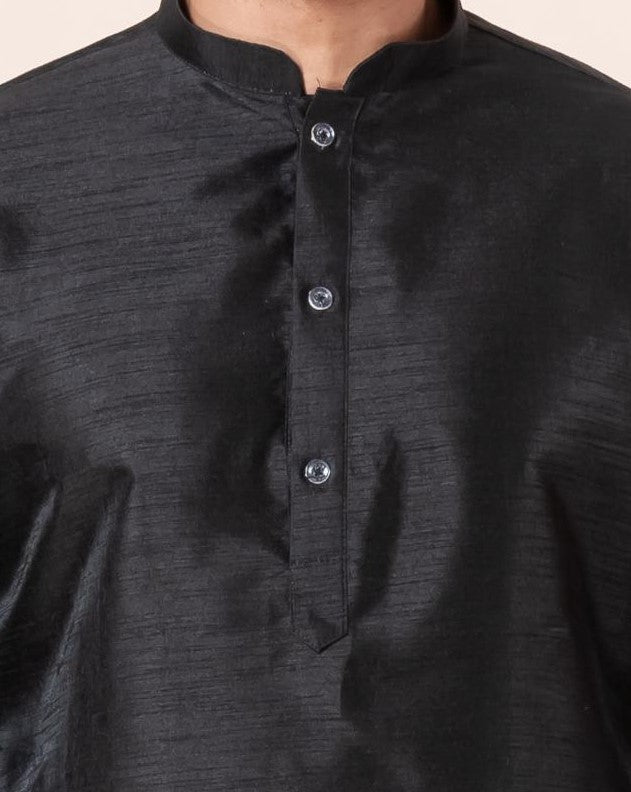 Shaam-E-Khaas Silk Kurta with Chudidaars  | SHOBITAM