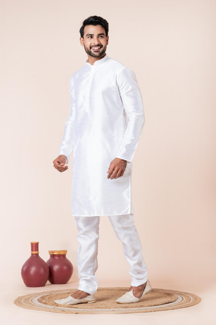 Ivory Imperial Silk Set | SHOBITAM