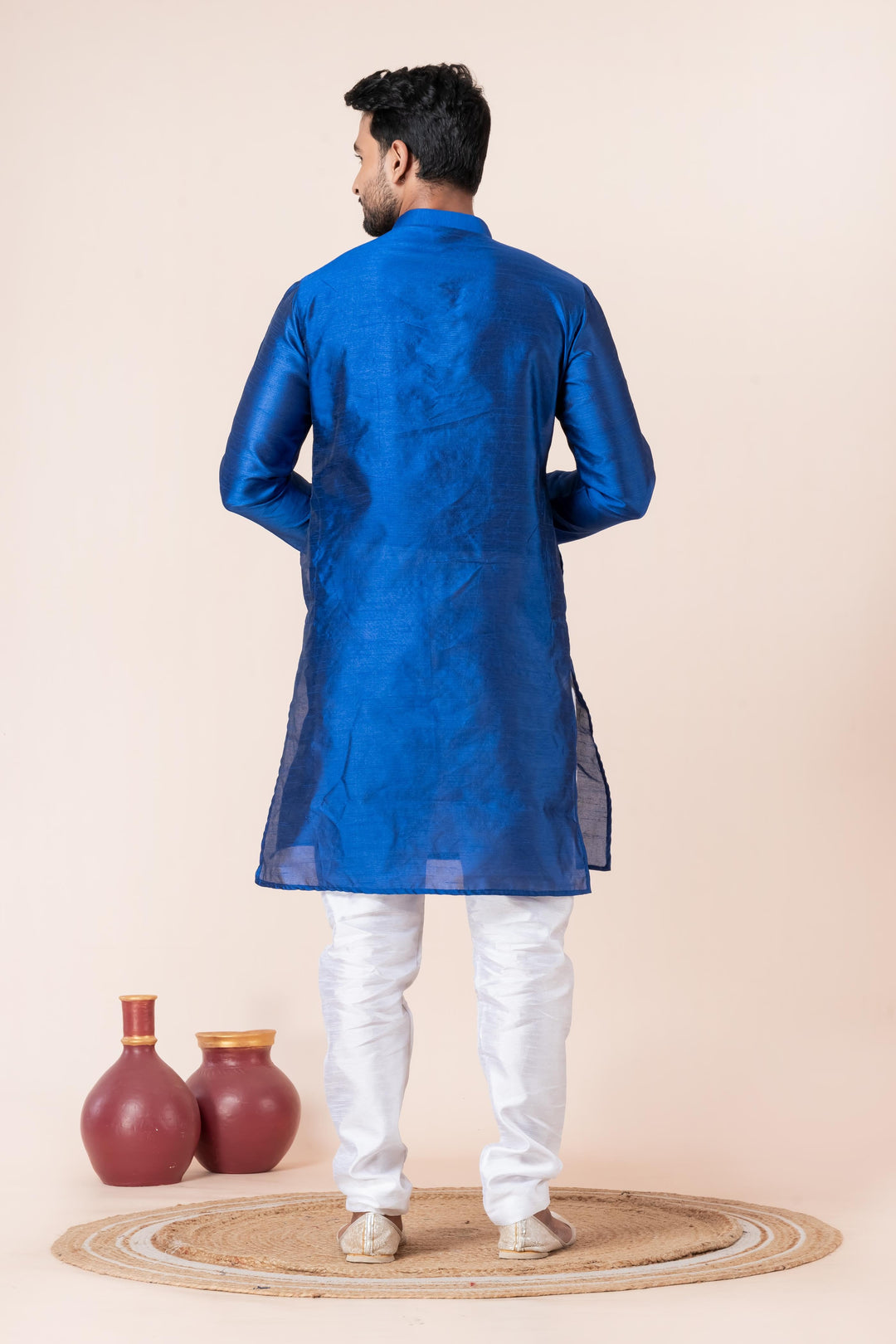 Cerulean Charm Kurta Set | SHOBITAM