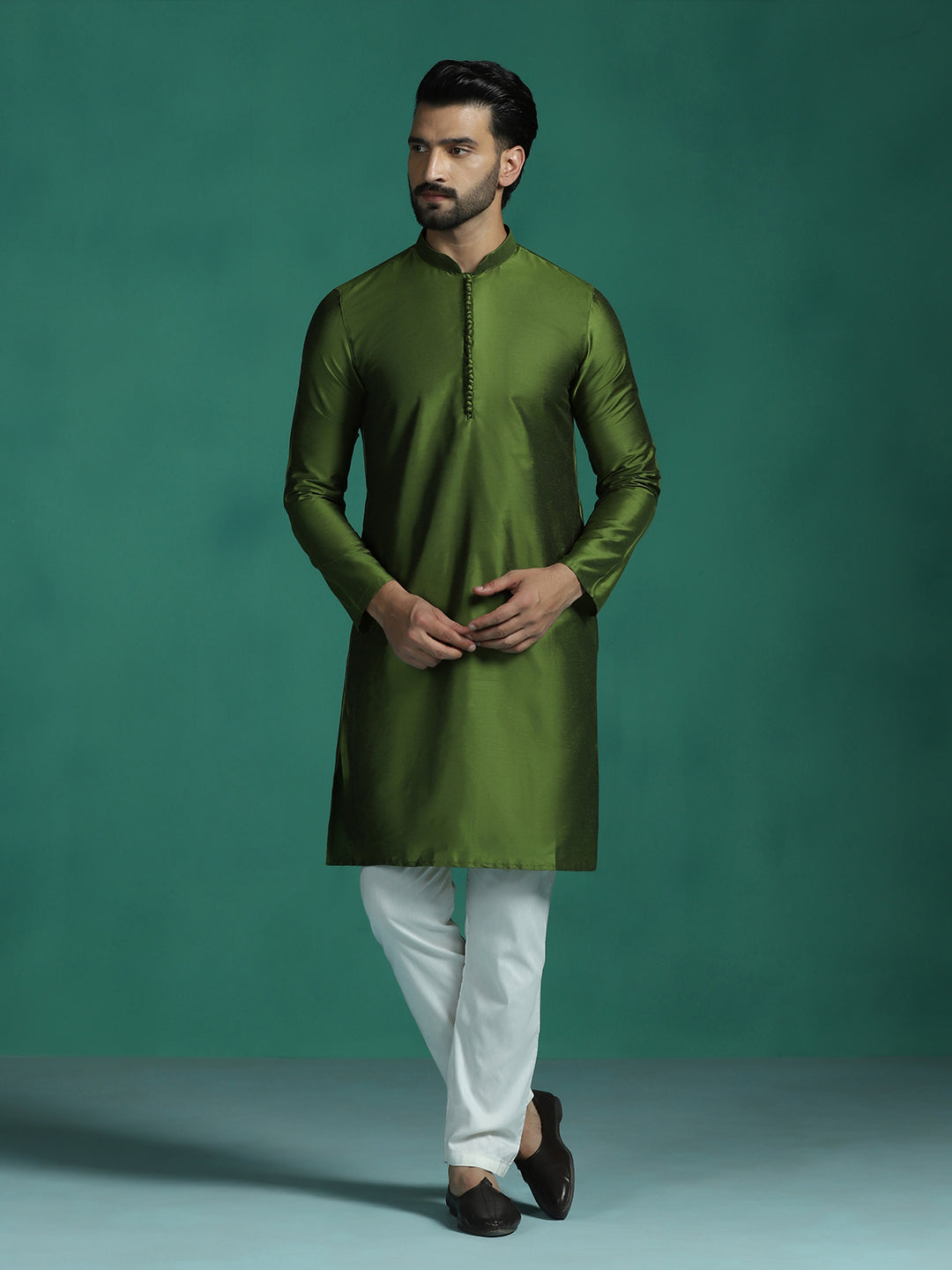Verdure Viscose Kurta Set for Men | SHOBITAM