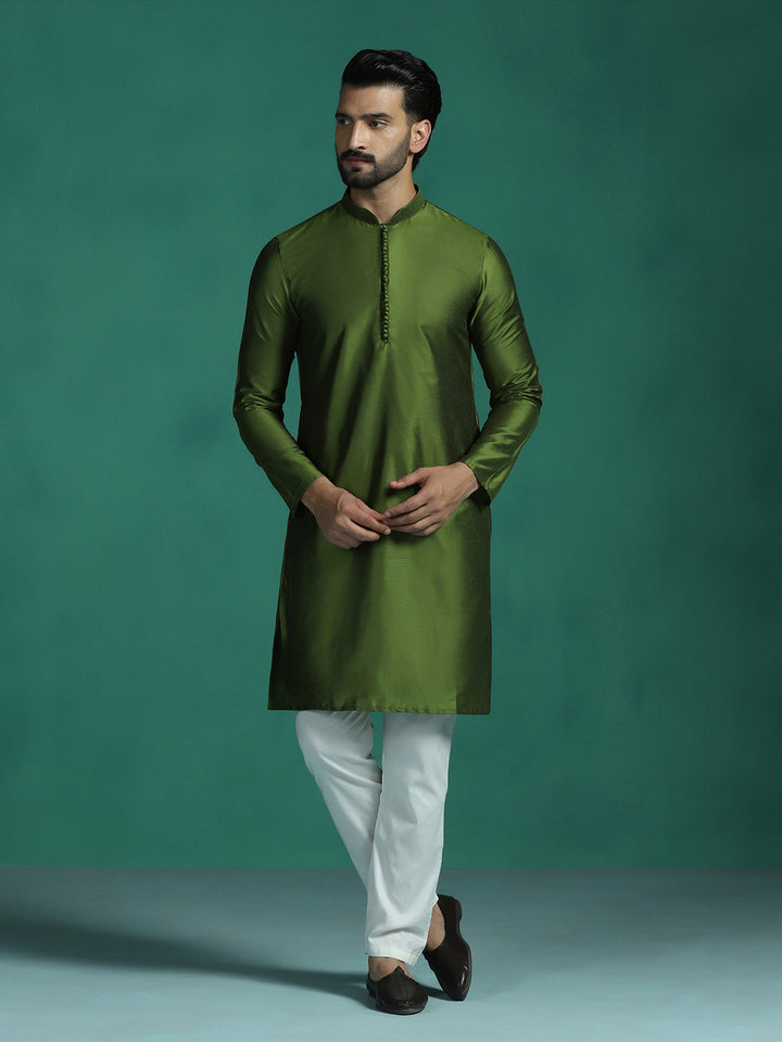 Verdure Viscose Kurta Set for Men | SHOBITAM