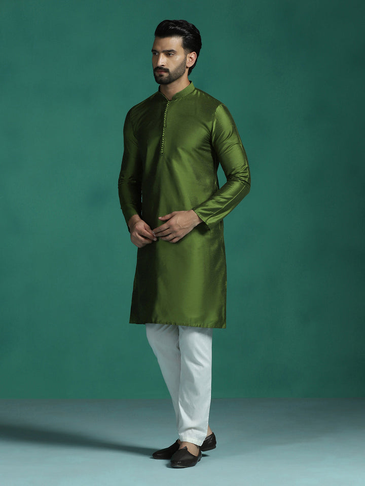 Verdure Viscose Kurta Set for Men | SHOBITAM