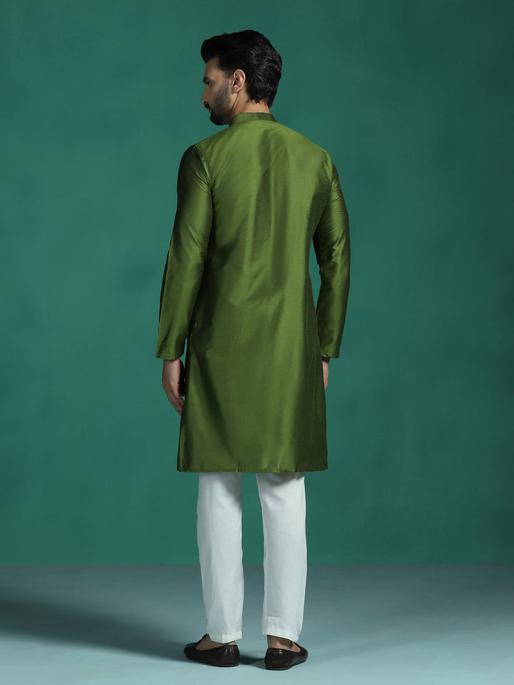Verdure Viscose Kurta Set for Men | SHOBITAM