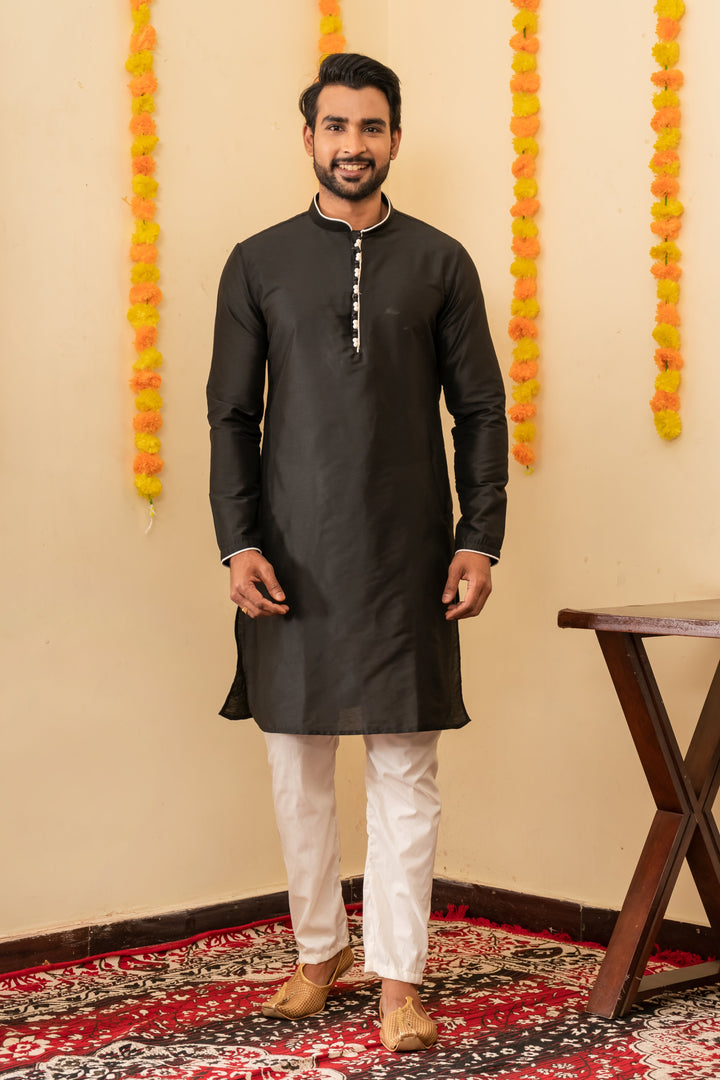 Viscose Sufi Kurta Pajama Set for Men | SHOBITAM