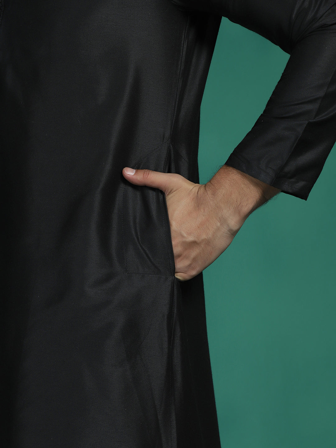 Kohl Viscose Kurta Set for Men | SHOBITAM