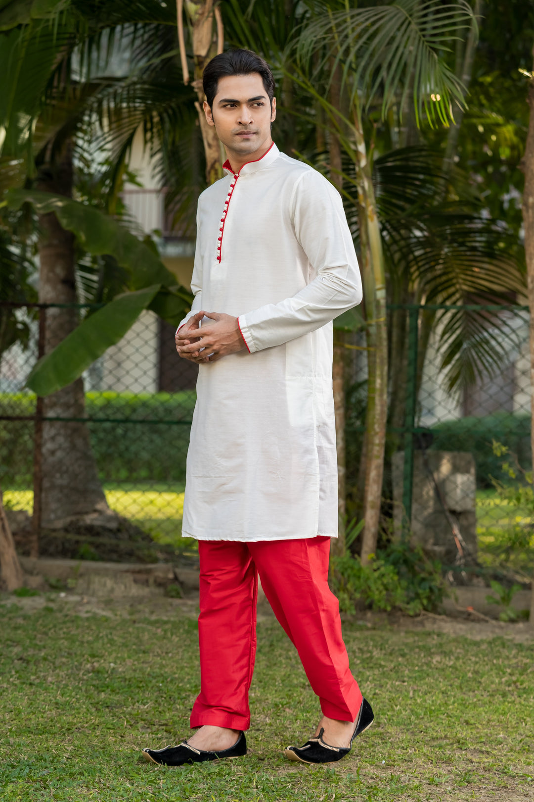 Aryavarta Viscose Kurta Pajama Set for Men | SHOBITAM