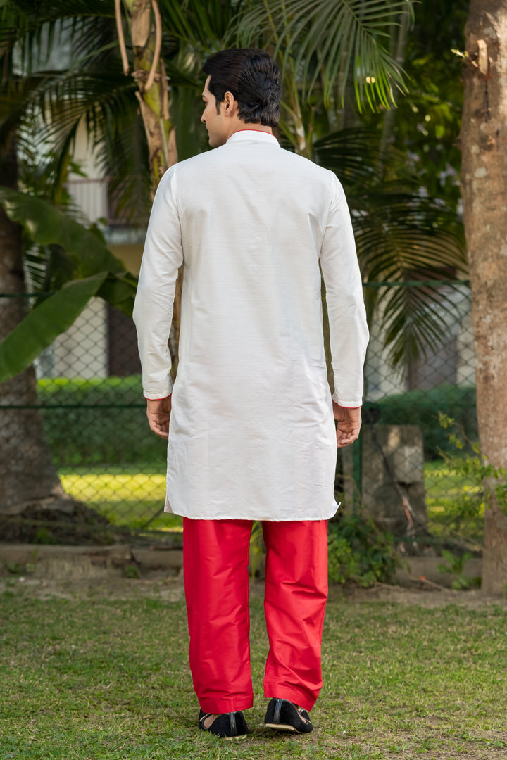 Aryavarta Viscose Kurta Pajama Set for Men | SHOBITAM