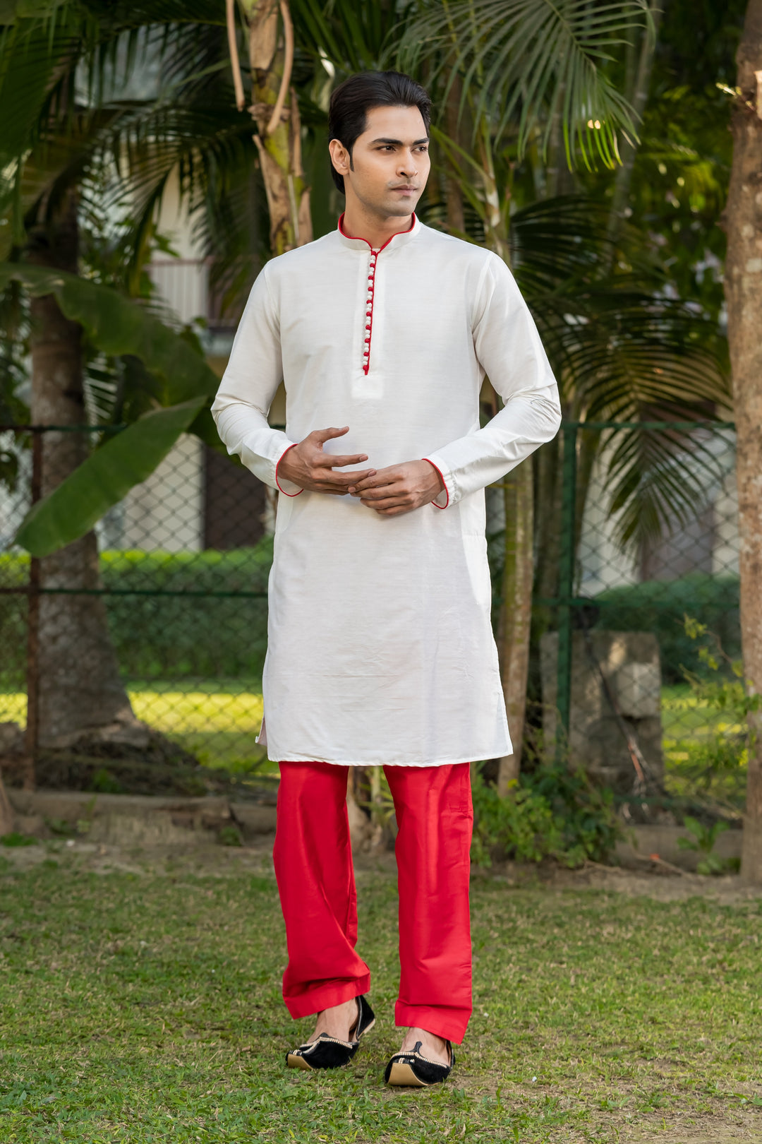 Aryavarta Viscose Kurta Pajama Set for Men | SHOBITAM