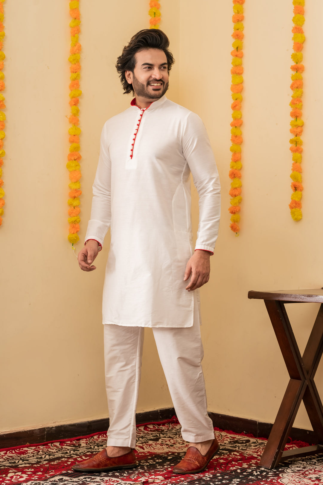 The Classic Edit Viscose Kurta Salwar Set for Men | SHOBITAM