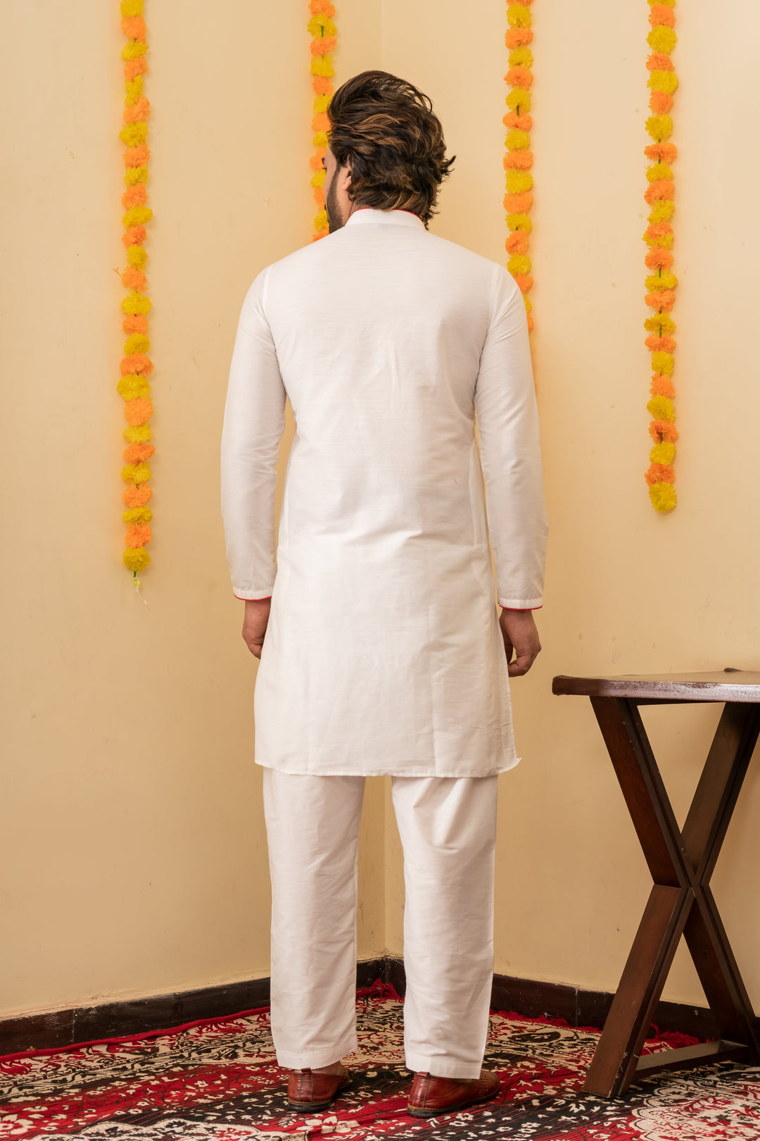 The Classic Edit Viscose Kurta Salwar Set for Men | SHOBITAM