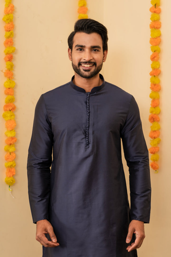 Rudra Viscose Kurta Pajama Set for Men | SHOBITAM