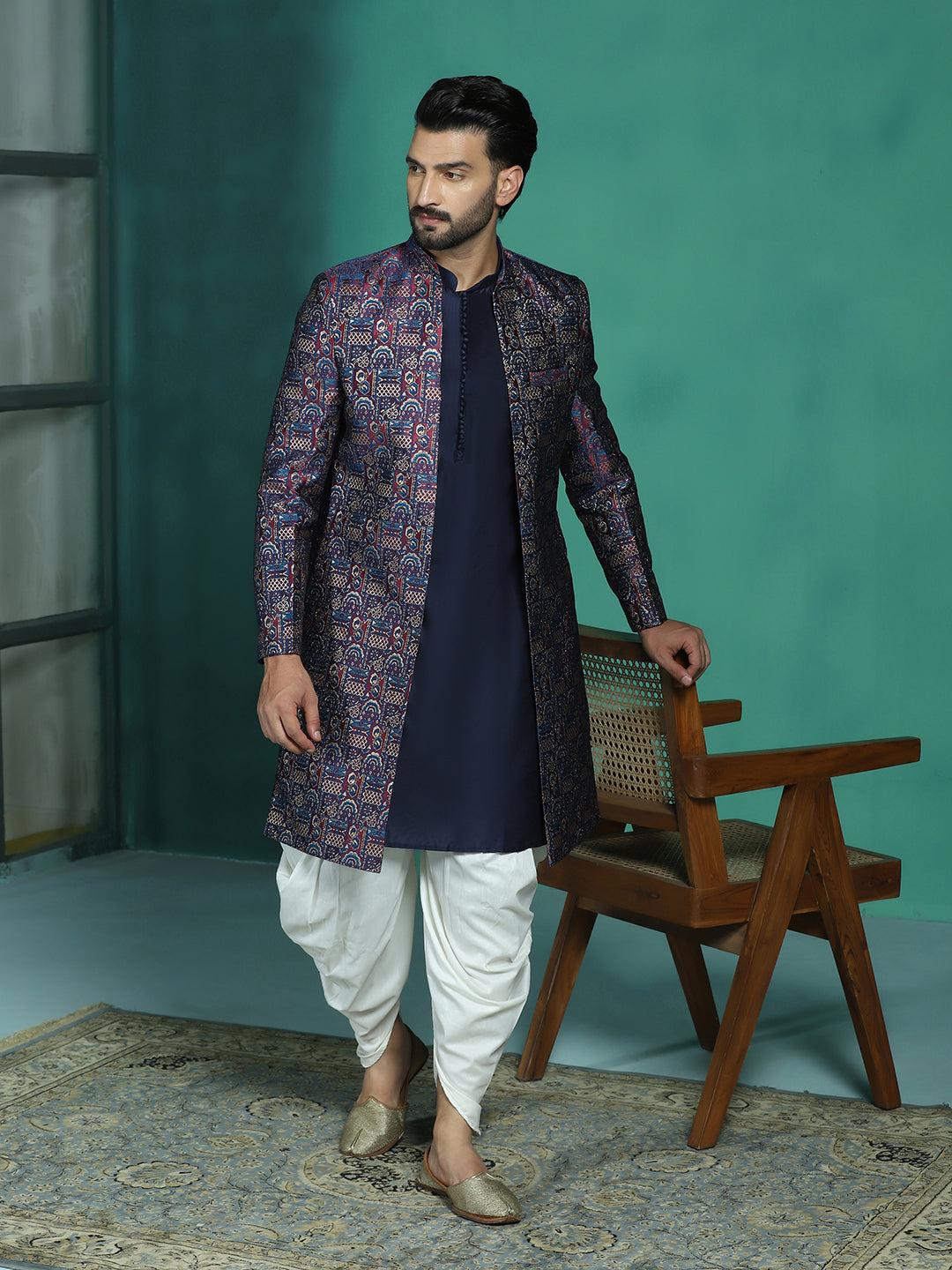 Rajputana Sherwani Set for Men | SHOBITAM